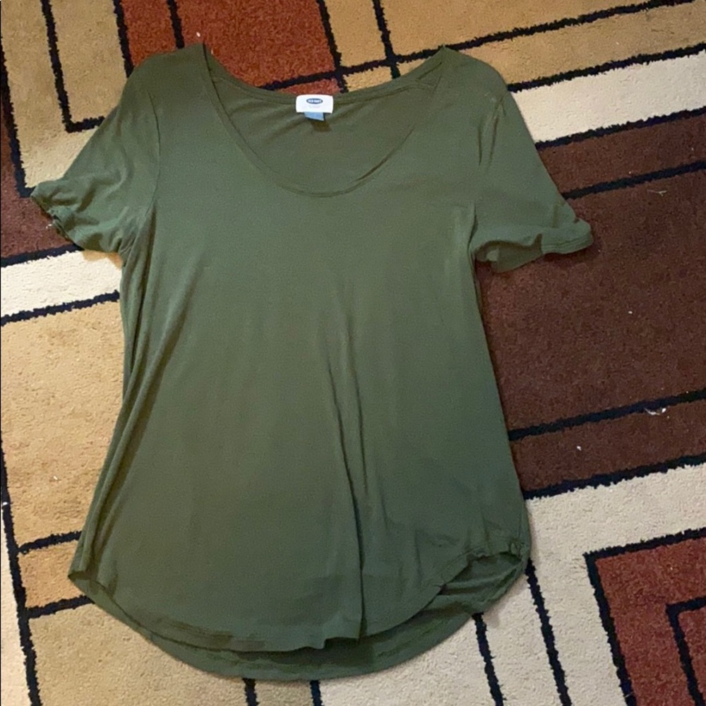 army green soft tee